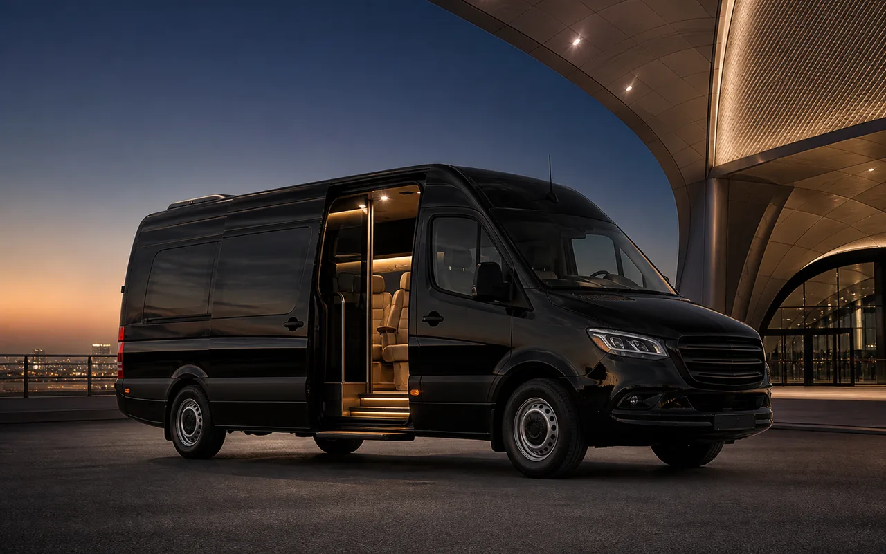 Private Minibus 13 — representative exterior view